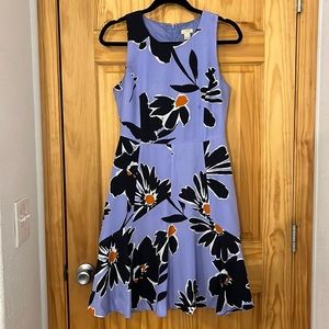 J Crew Periwinkle Floral Dress